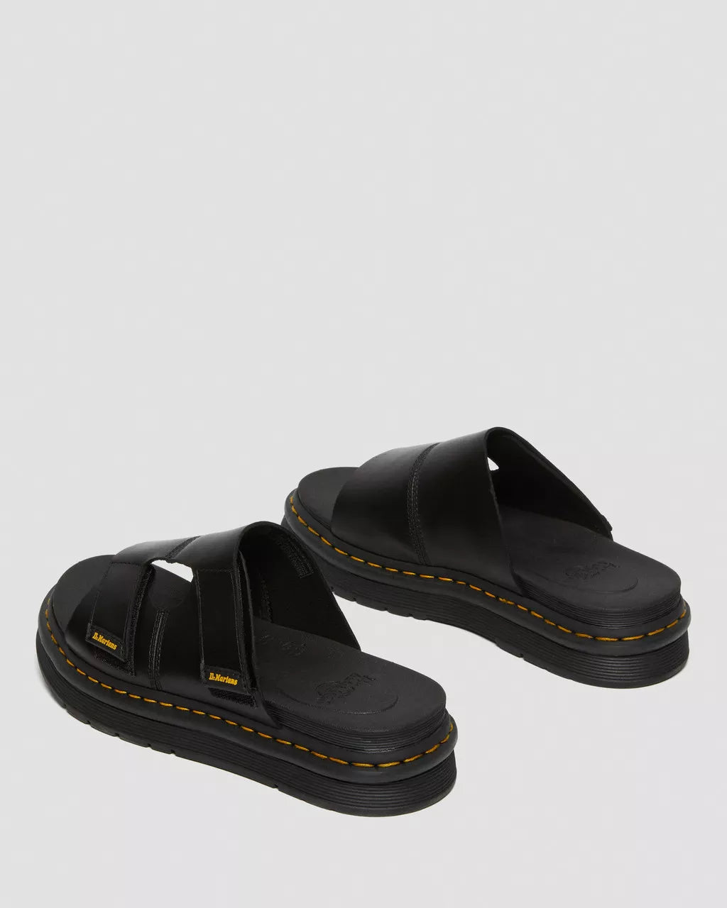 DR MARTENS Daxton Leather Slide Sandals