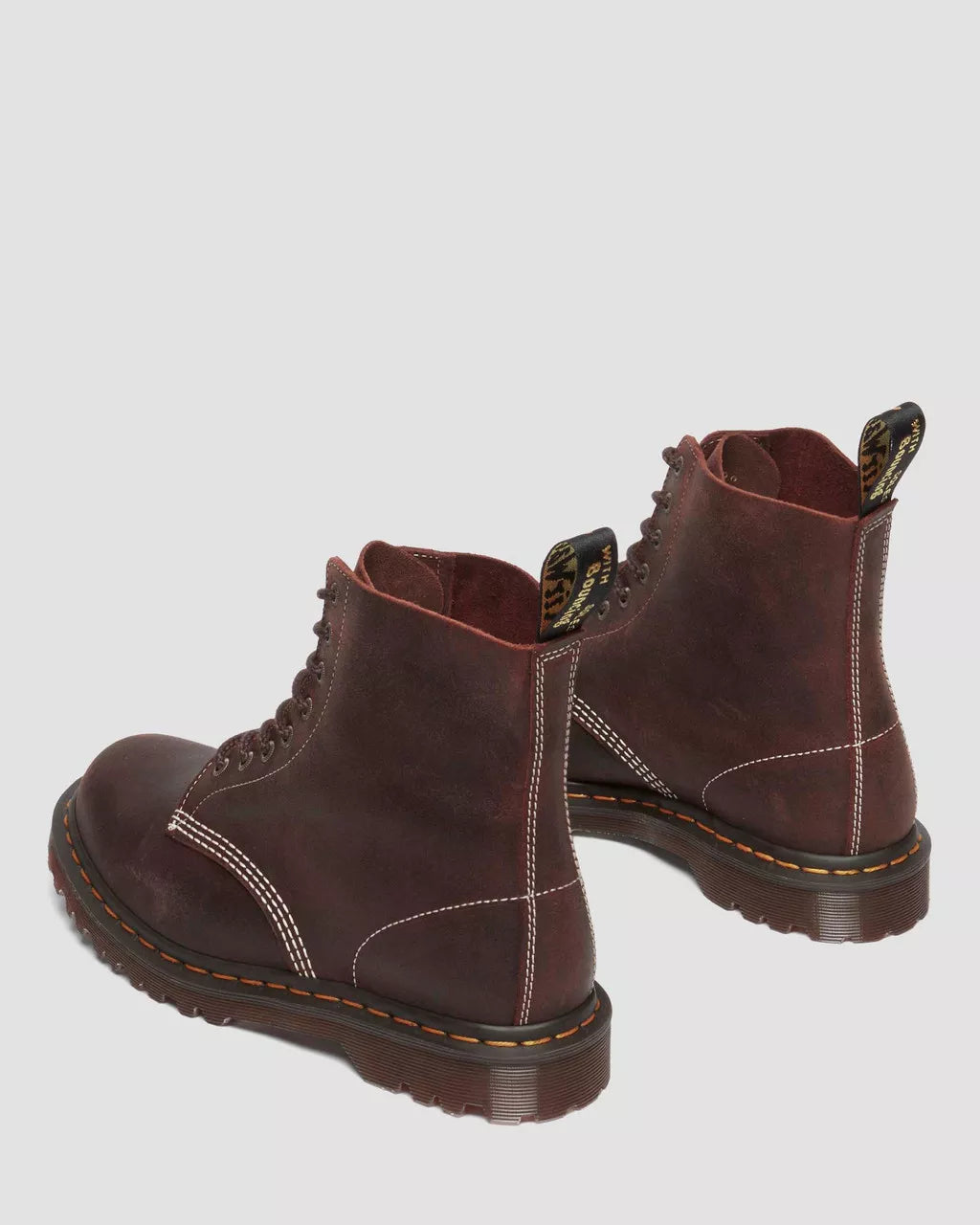 1460 Wax Commander Leather Lace Up Boots