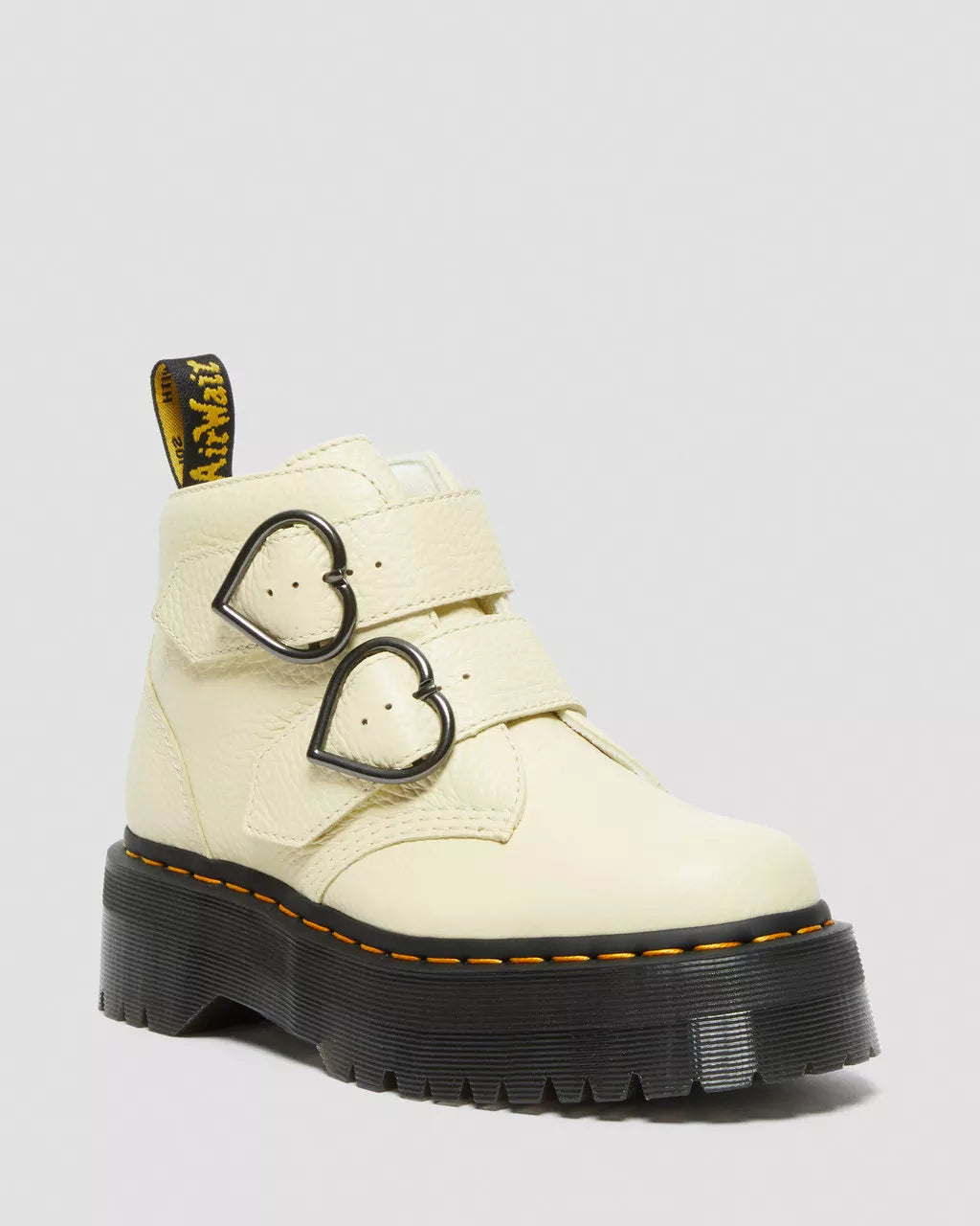 DR MARTENS Devon Heart Leather Platform Boots