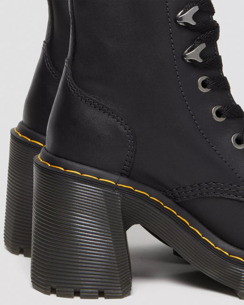 Jesy Sendal Leather Heels Black