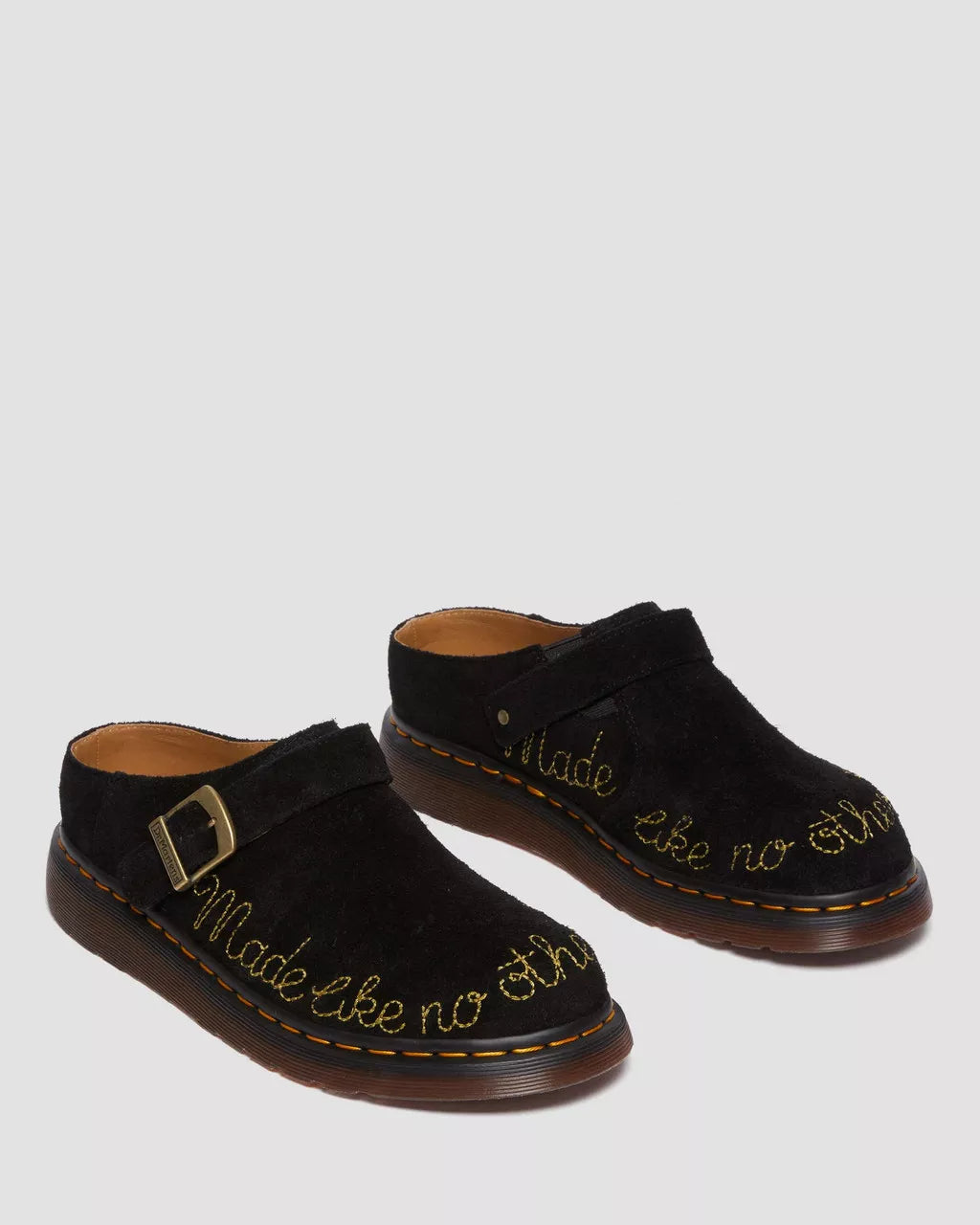 DR MARTENS Isham Desert Oasis Suede Mules