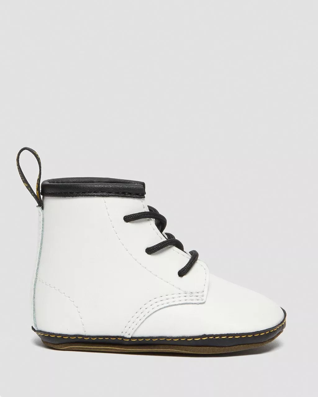 DR MARTENS Newborn 1460 Auburn Leather Booties