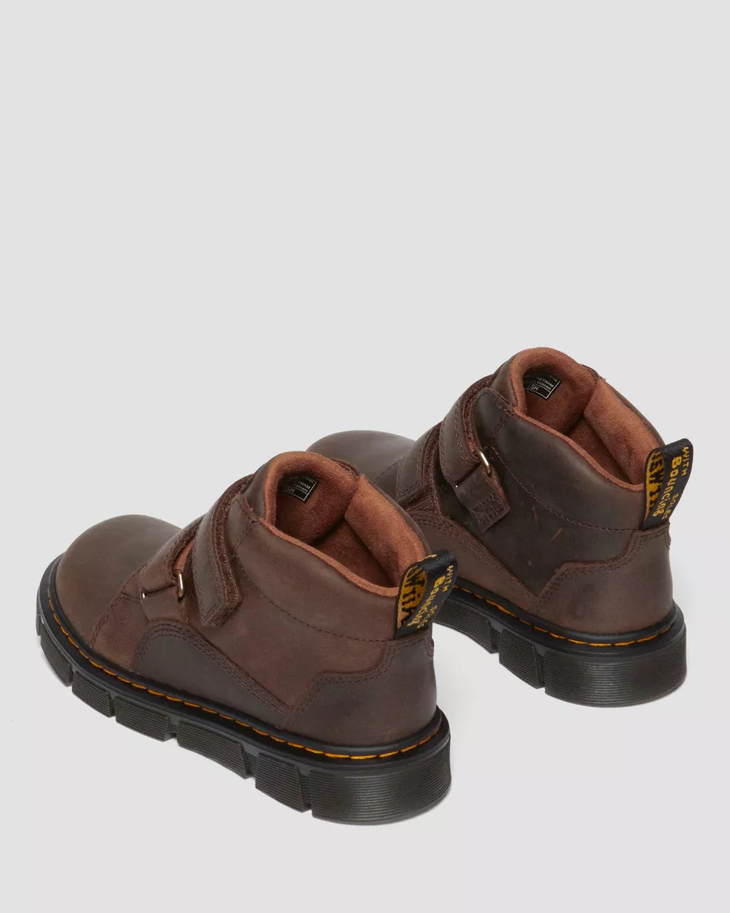 DR MARTENS Junior Raffe Easy-On Leather Boots