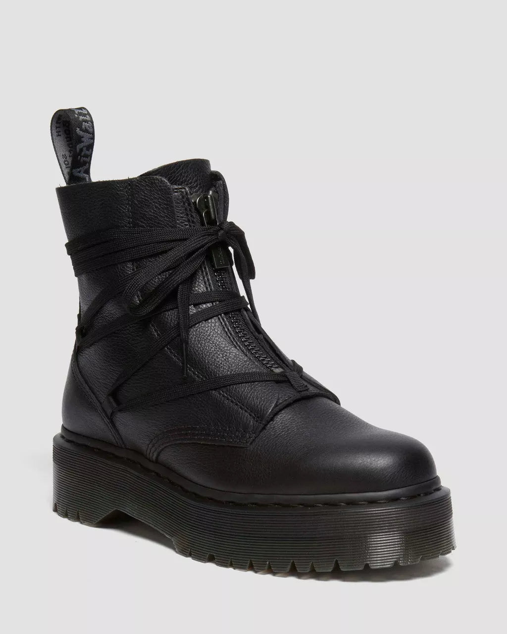 Jarrick II Laced Leather Platform Boots