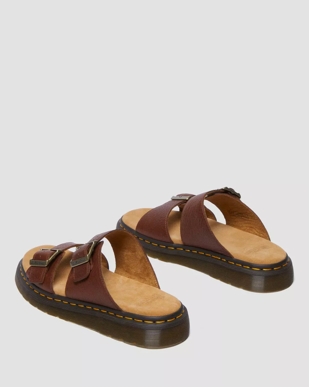 DR MARTENS Josef Ambassador Soft Leather Slide Sandals