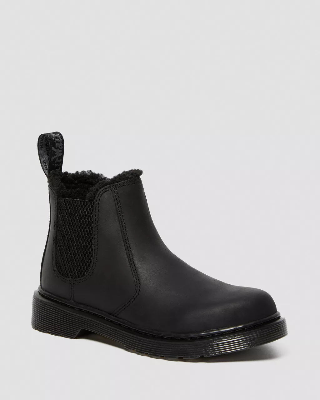 DR MARTENS Junior 2976 Leonore Faux Fur Lined Chelsea Boots