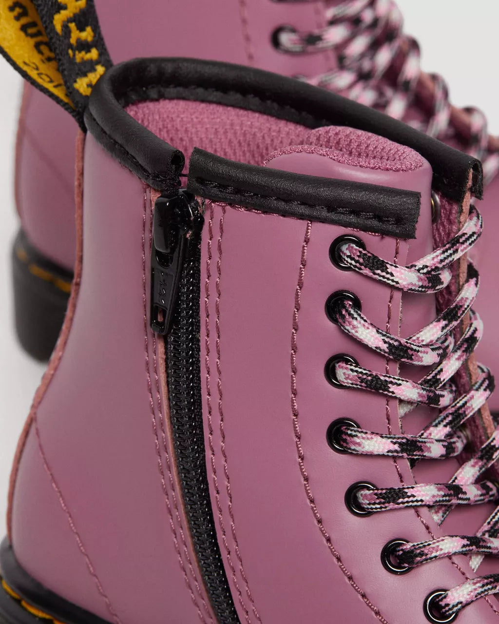 Toddler 1460 Muted Leather Lace Up Boots
