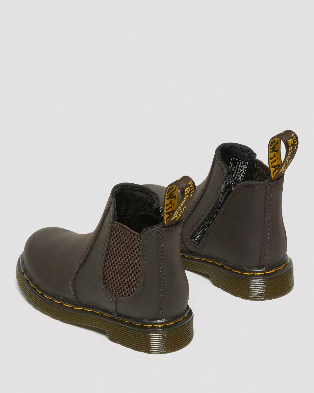 DR MARTENS TODDLER 2976 WILDHORSE LEATHER CHELSEA BOOTS