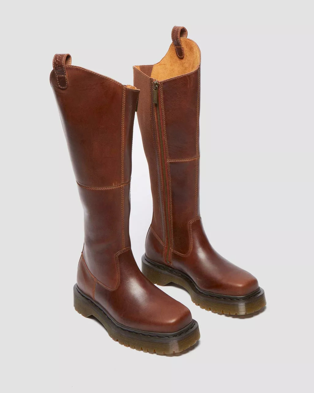 Amaayah Knee High Leather Riding Boots