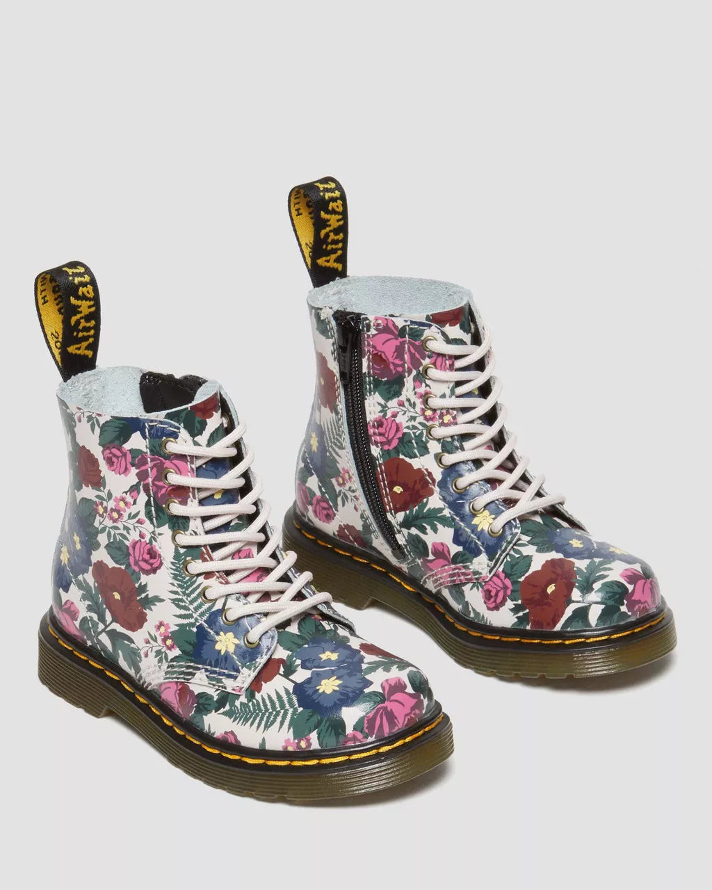 Toddler 1460 English Garden Print Leather Boots