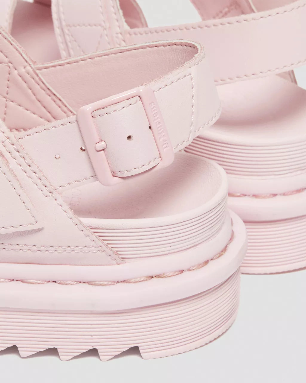 DR MARTENS Voss Hydro Leather Strap Sandals