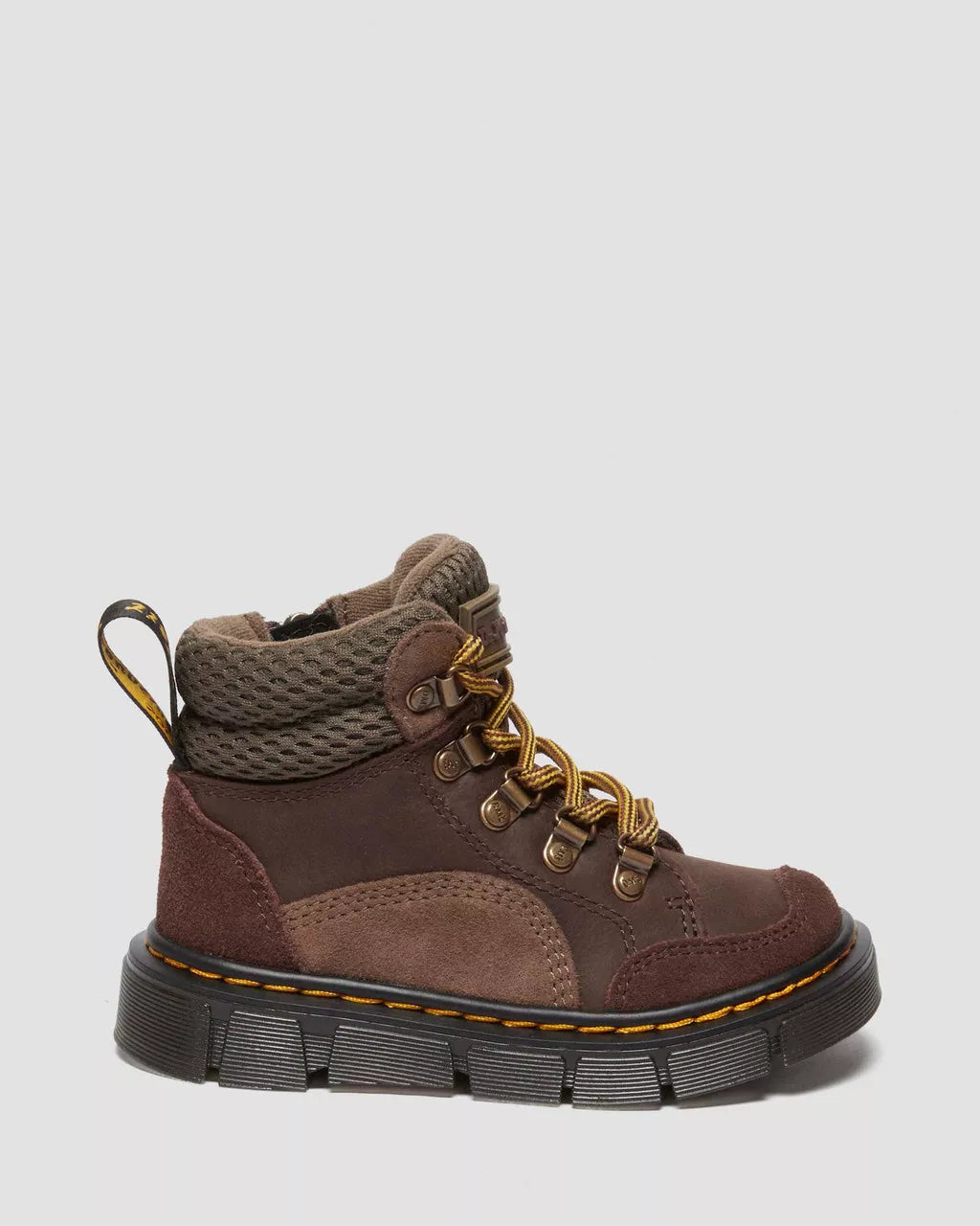 DR MARTENS Toddler Raffe Leather &amp; Suede Boots