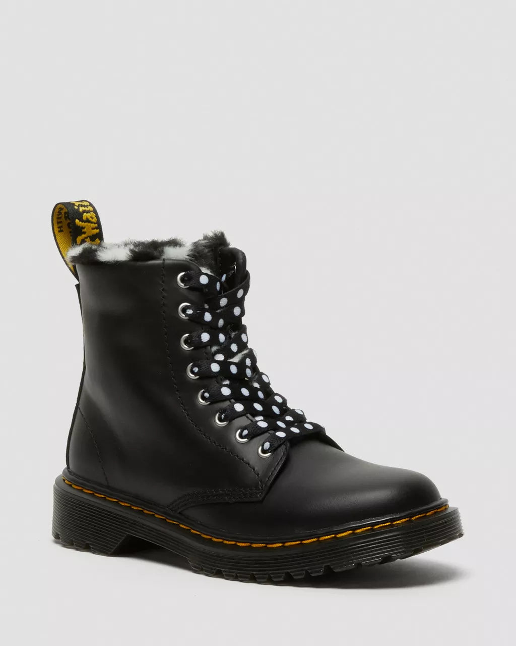 Junior 1460 Serena Faux Fur Lined Leather Boots