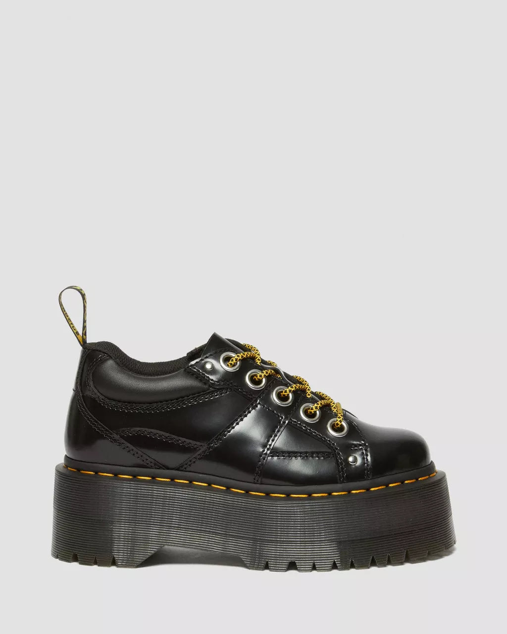 DR MARTENS 5-Eye Max Buttero Leather Platform Shoes