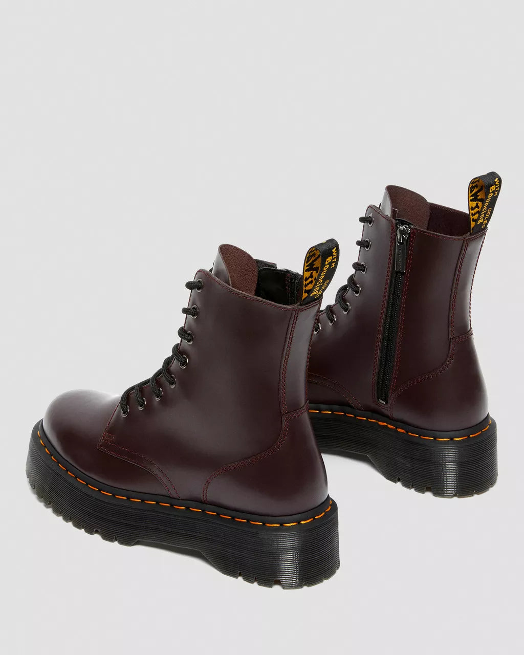 Jadon Smooth Leather Platform Boots