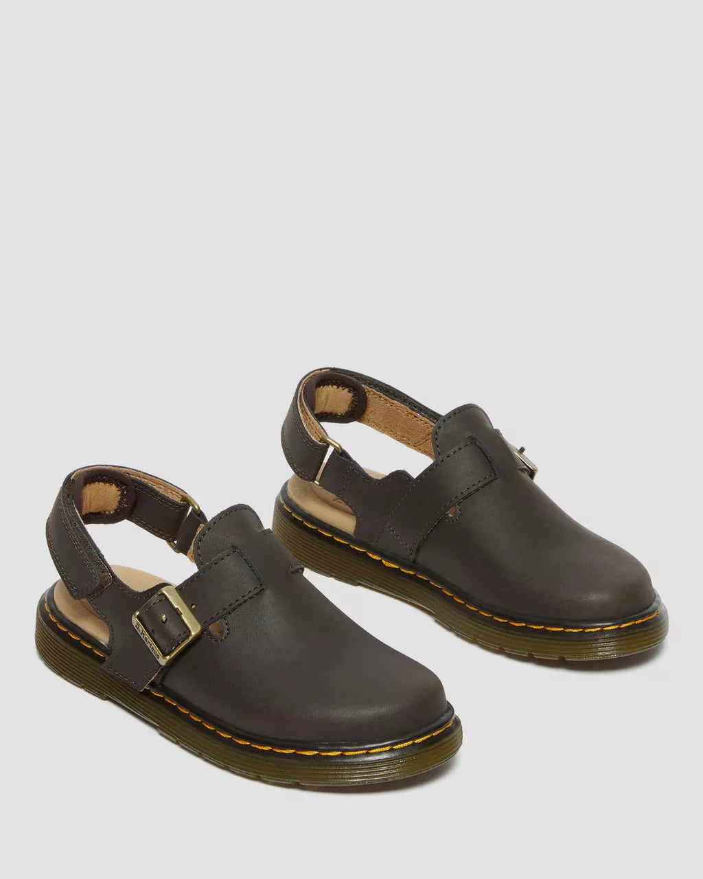 DR MARTENS Junior Jorgie Leather Mules