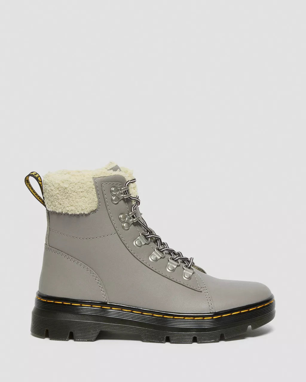 DR MARTENS Combs Faux Fur-Lined Utility Boots