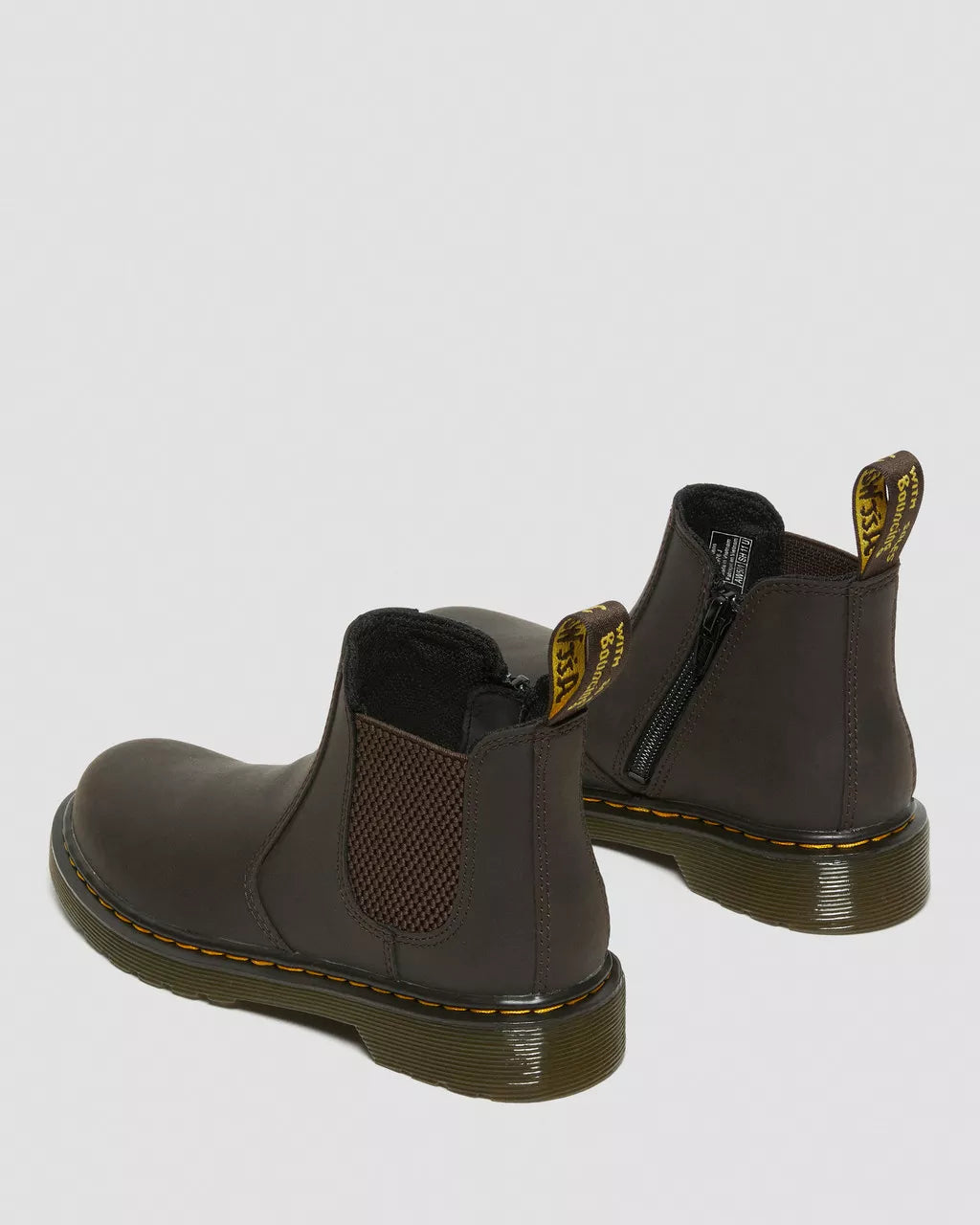 DR MARTENS 2976 JUNIOR LEATHER CHELSEA BOOTS