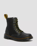 Junior 1460 Panel Canvas &amp; Leather Boots