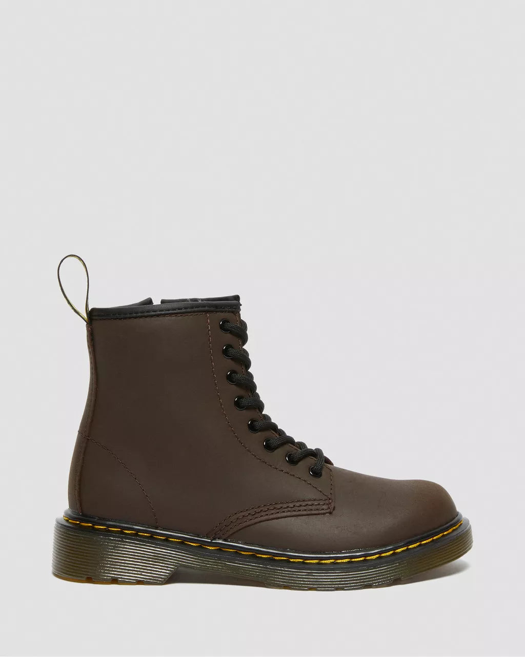 DR MARTENS 1460 SERENA JUNIOR FAUX FUR LINED BOOTS