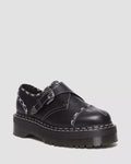 DR MARTENS Monk Strap Quad Contrast Stich Platform Shoes