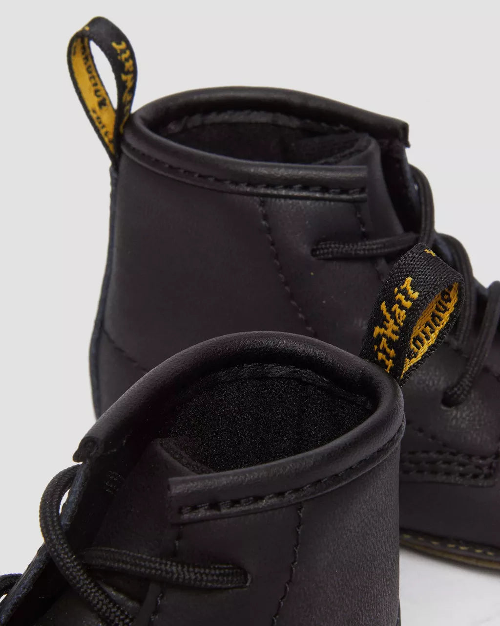 Newborn 1460 Auburn Leather Booties