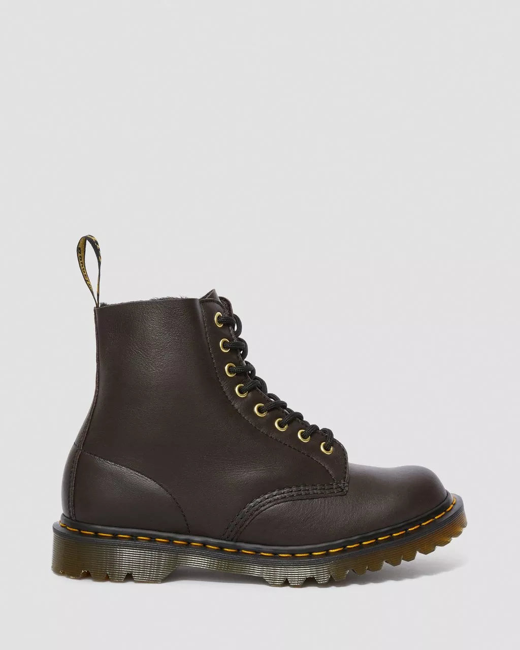 DR MARTENS 1460 PASCAL SHEARLING ANKLE BOOTS