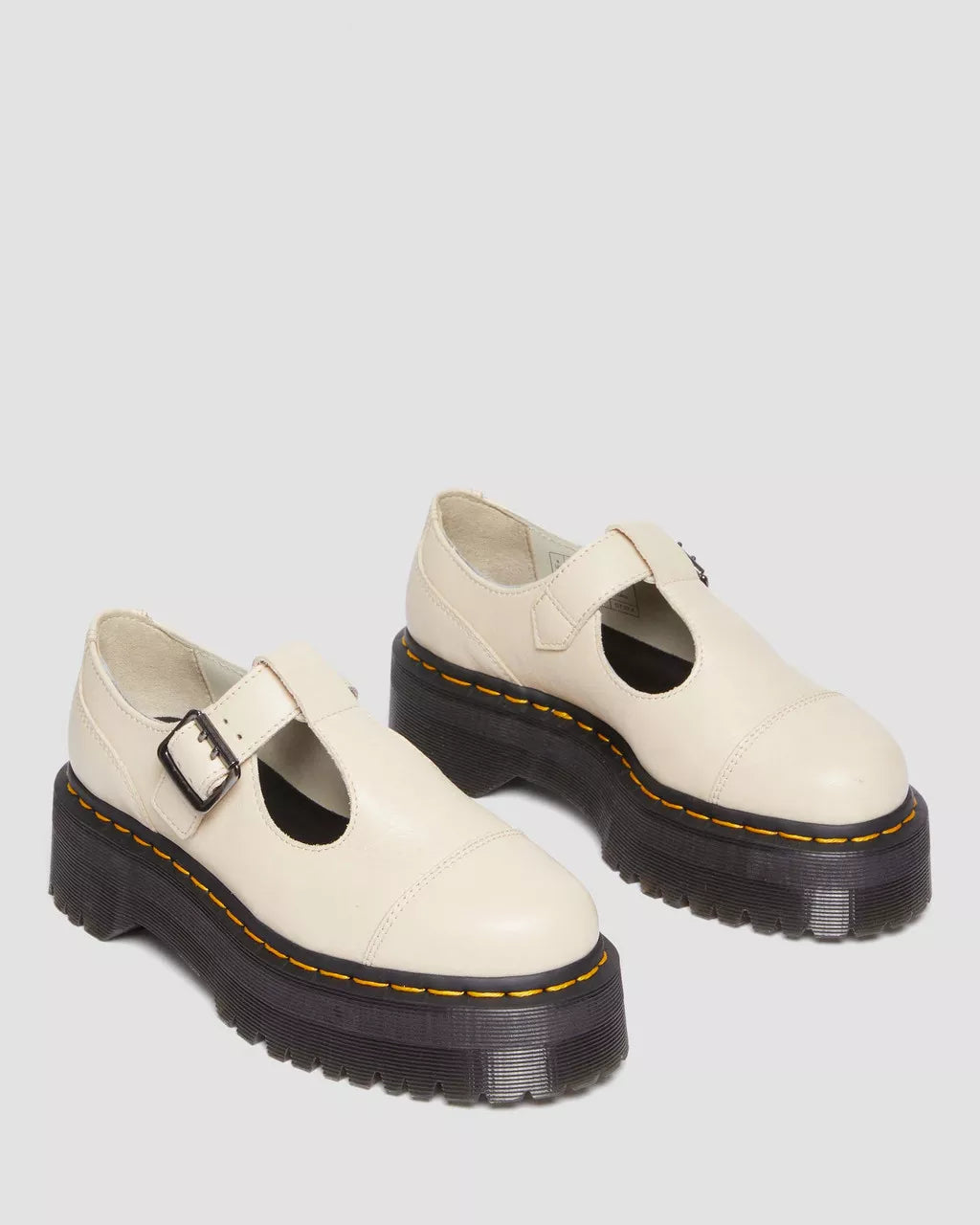 Bethan Pisa Leather Platform Mary Jane Shoes
