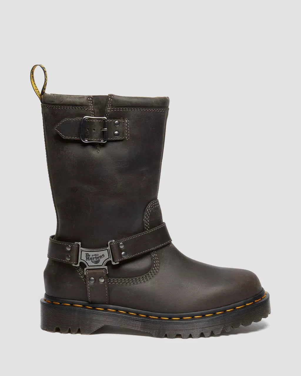Anistone Tall Leather Biker Boots