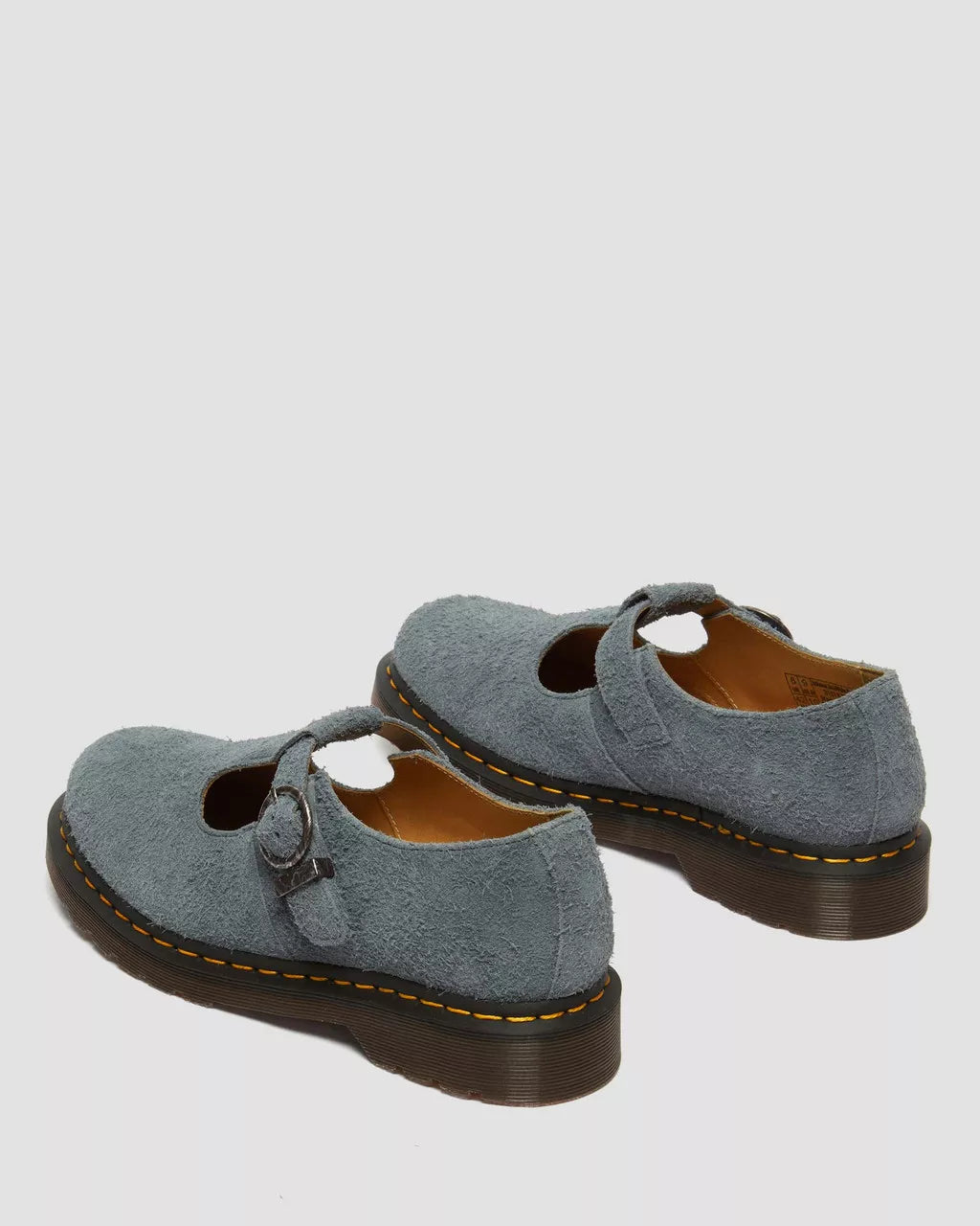 DR MARTENS T Bar Napped Leather Shoes