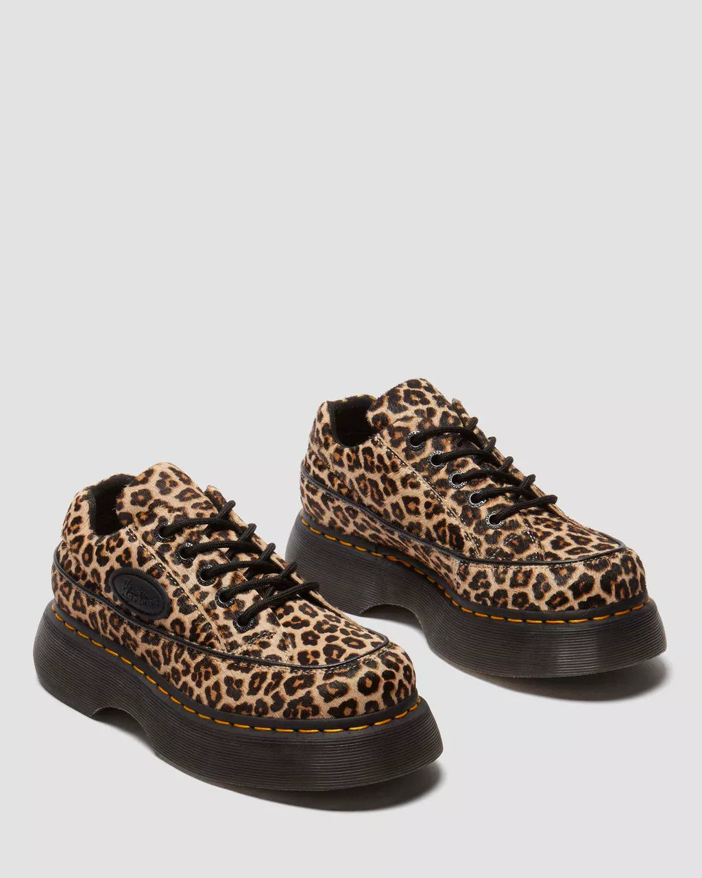DR MARTENS Buzz 5-Eye Leopard Shoes