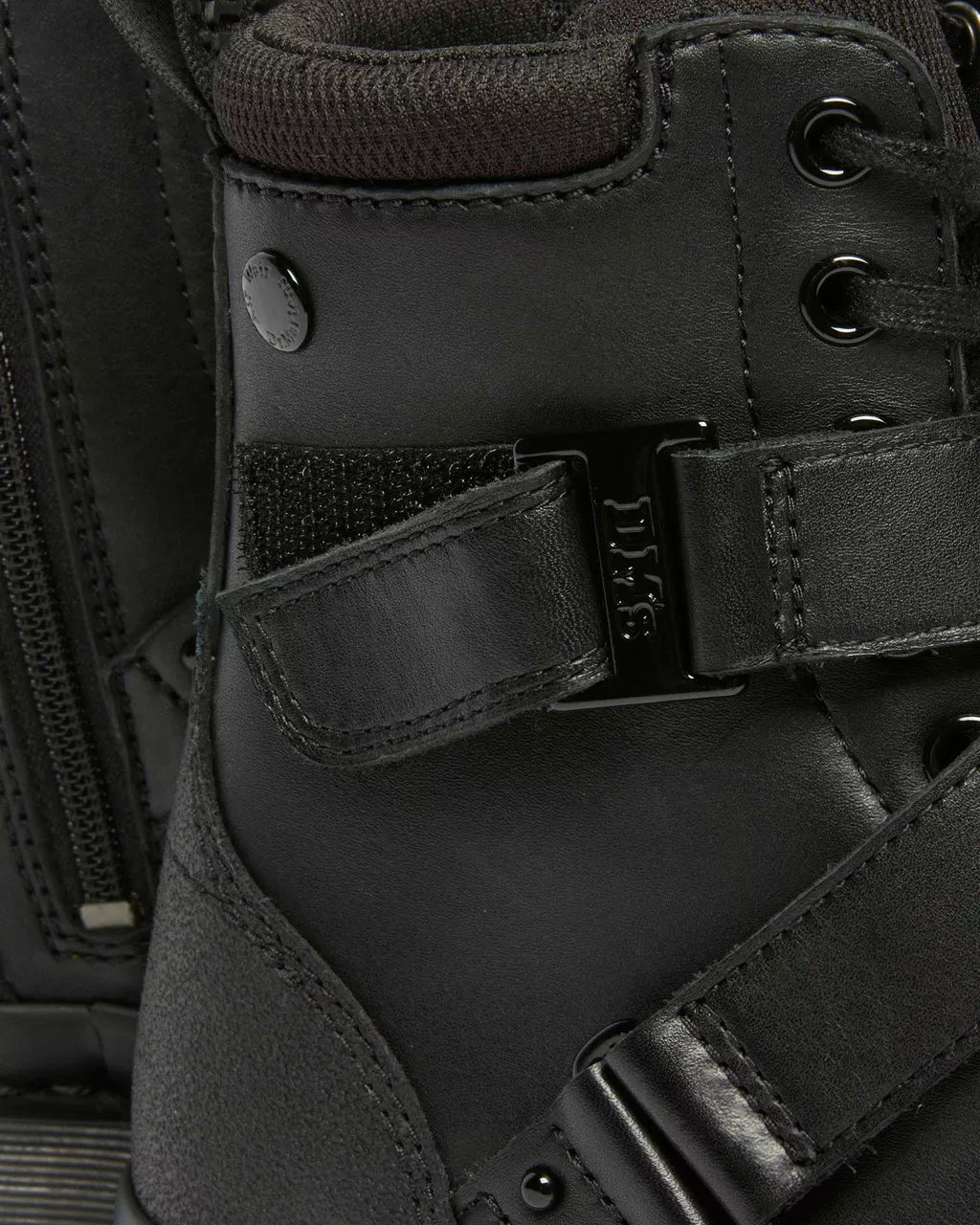 DR MARTENS 1460 BEX TECH STRAP LEATHER BOOTS