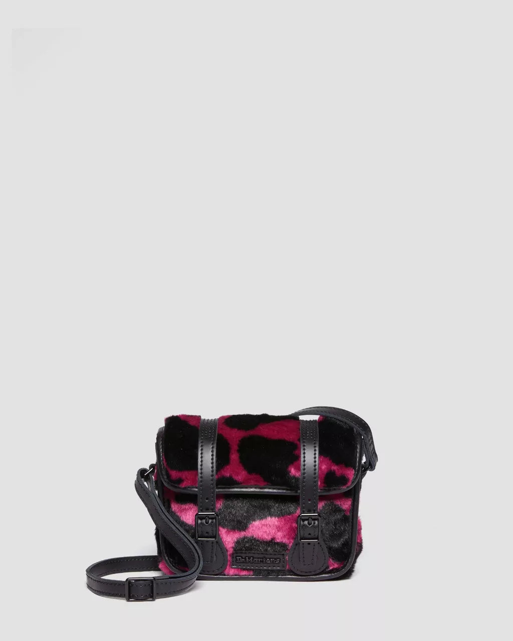 DR MARTENS 7 Inch Hair-On Cow Print Crossbody Bag
