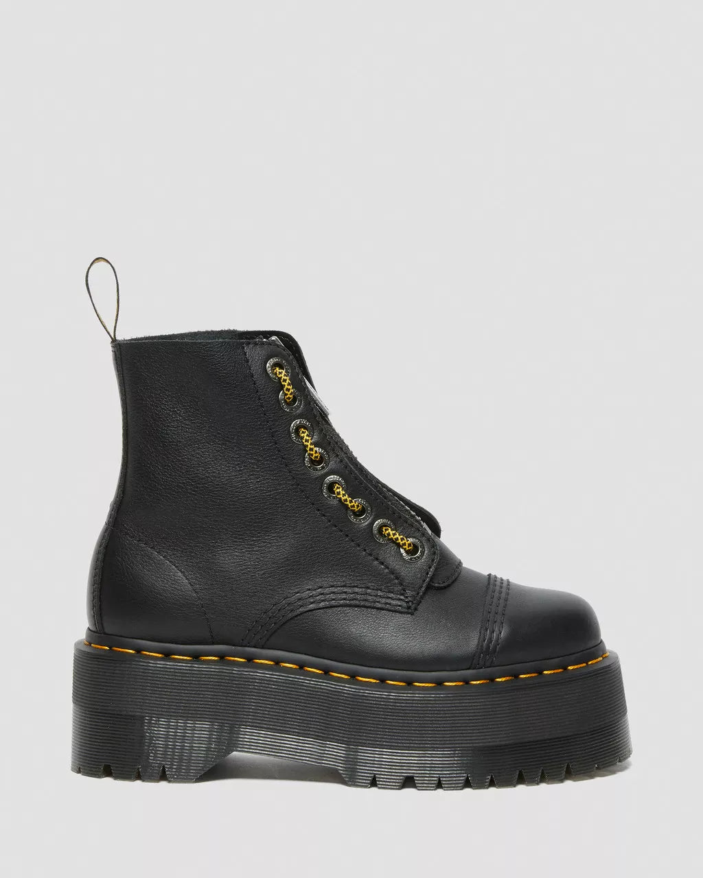 DR MARTENS Sinclair Max Pisa Leather Platform Boots