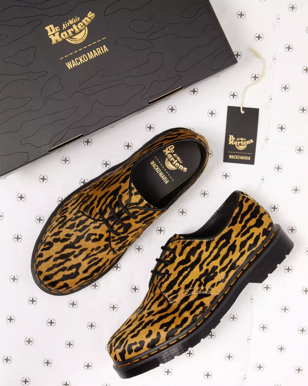 1461 Wacko Maria Hair-On Oxford Shoes