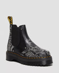 DR MARTENS 2976 Quad Platform Animal Print Boots