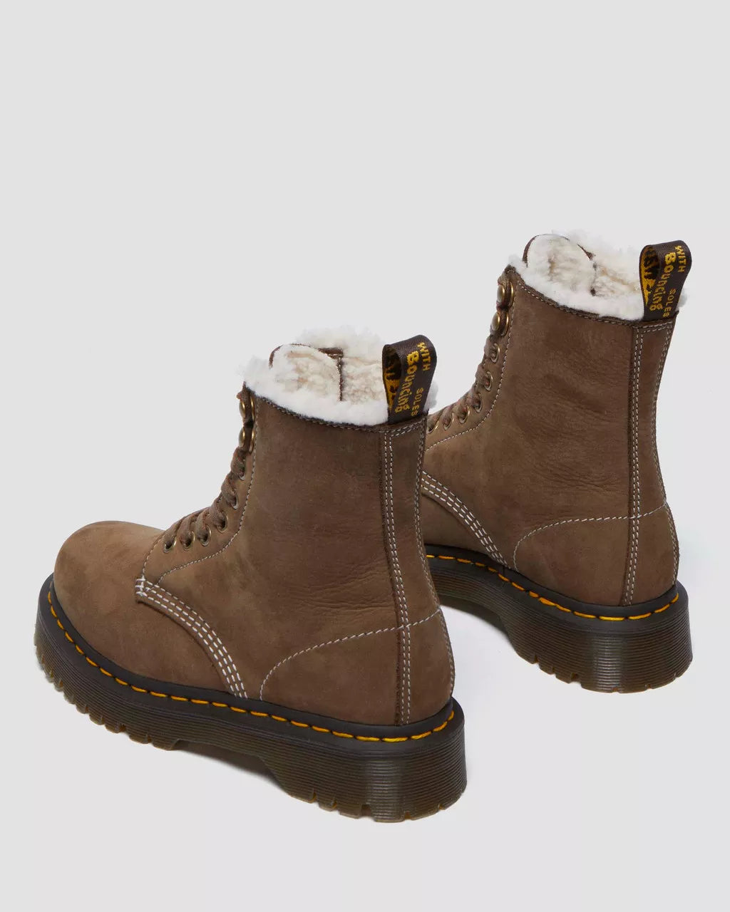 1460 Pascal Bex Faux Fur-Lined Platform  Boots