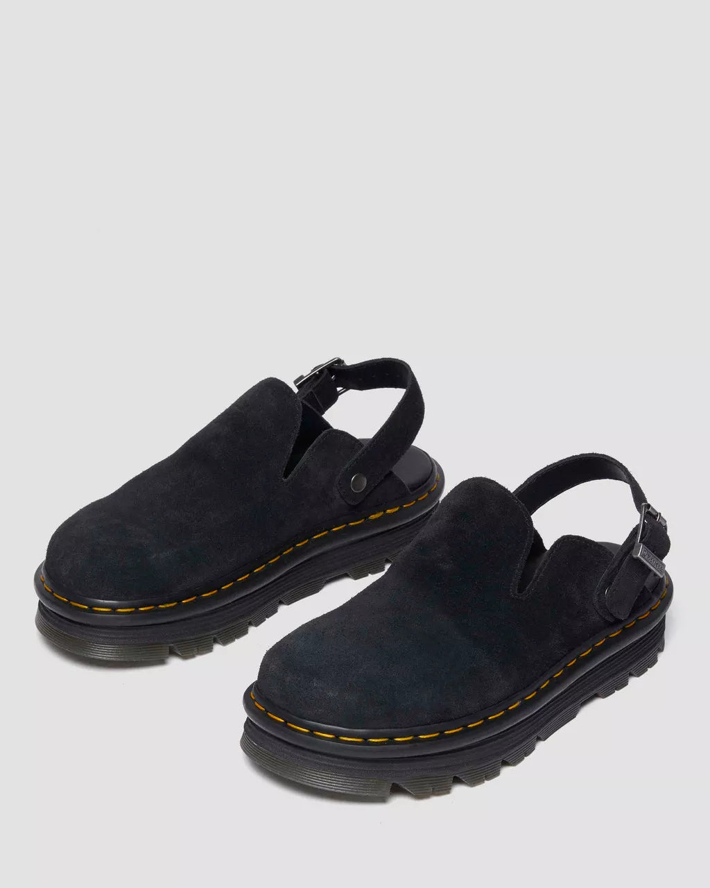 Zebzag Suede Casual Slingback Platform Mules