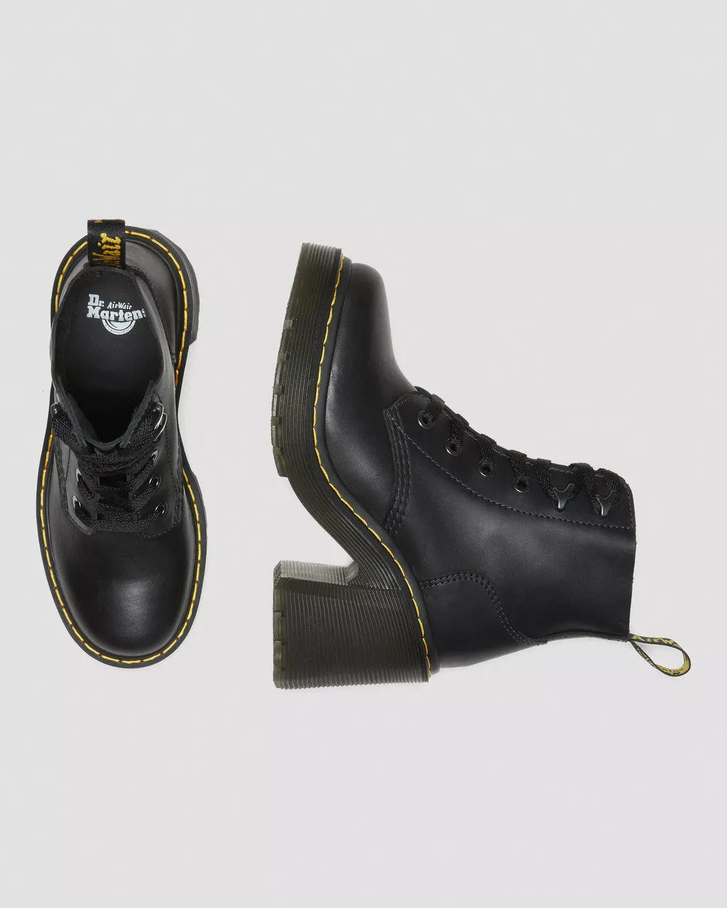 Jesy Sendal Leather Heels Black