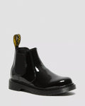 DR MARTENS 2976 JUNIOR PATENT LEATHER CHELSEA BOOTS