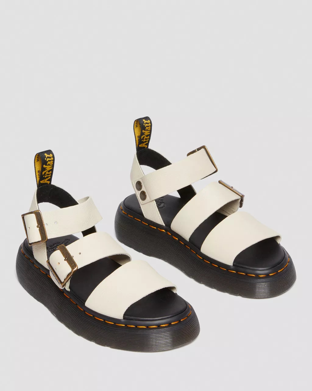 Gryphon Quad Leather Platform Sandals
