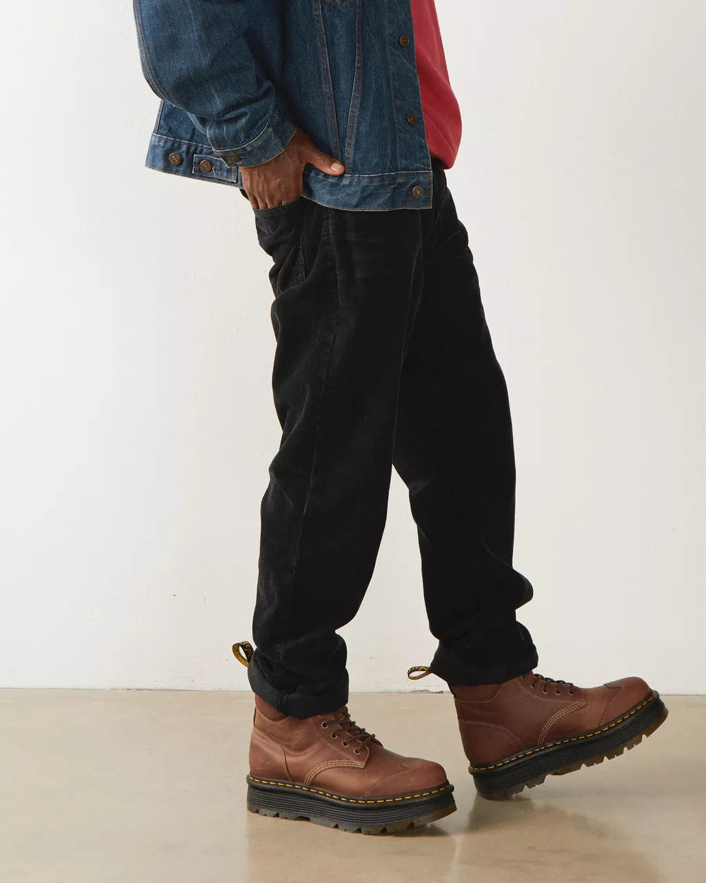 Zebzag Suede &amp; Leather Casual Lace Up Boots
