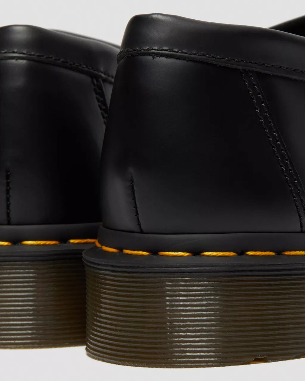 Adrian Yellow Stitch Smooth Leather Tassle Loafers