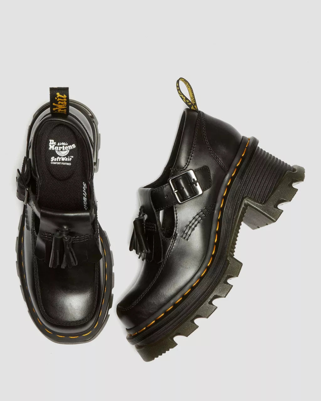 Corran Atlas Leather Mary Jane Heeled Shoes