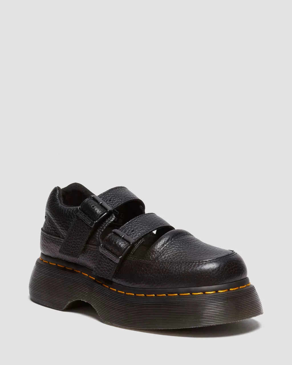 Buzz Milled Nappa Leather Mary Jane Shoes